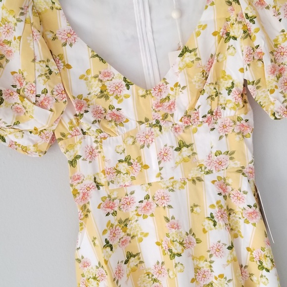 🍒NWOT🍒 FOR LOVE & LEMONS  MINI DRESS XS - Picture 3 of 8